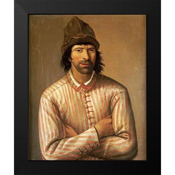 School, Dutch 20x24 Black Modern Framed Museum Art Print Titled - Tsar Peter The Great