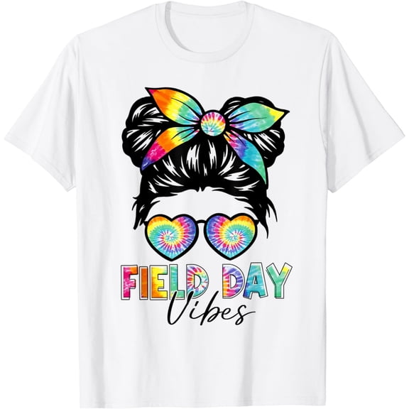 School Field Day Fun Tie Dye Field Day 2023 Girls Kids T-Shirt