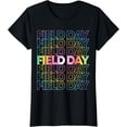 thumbnail image 1 of School Field Day Rainbow Tie Dye Boho T-Shirt, 1 of 3