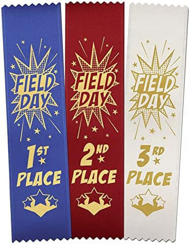 School Field Day Ribbons 1St 2Nd 3Rd Place 300 Total (100 Each