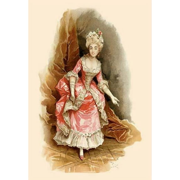 School For Scandal: Portrait #2-Fine Art Canvas Print (20" x 30")
