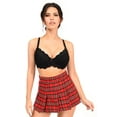thumbnail image 1 of Red Plaid Mini Skirt, 1 of 3