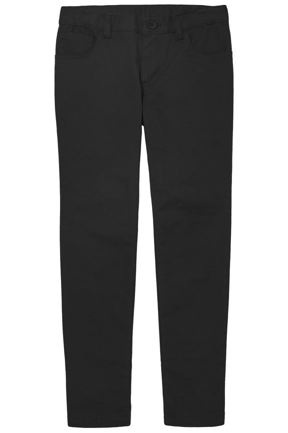 School Girls School Uniform 5-Pocket Stretch Skinny Pant