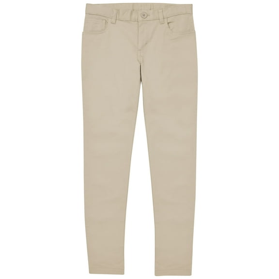 School Girls School Uniform 5-Pocket Stretch Skinny Pant