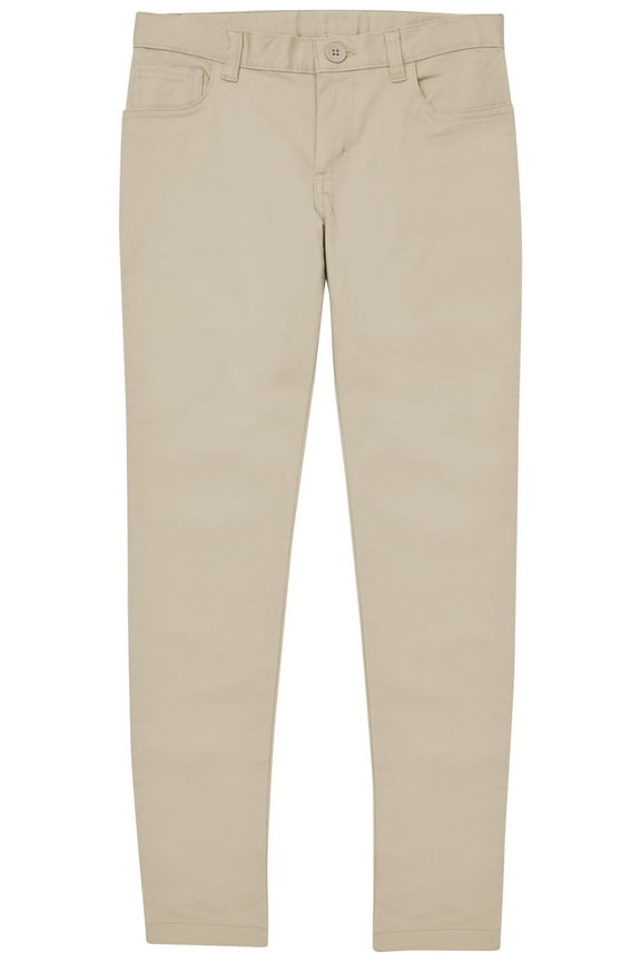 School Girls School Uniform 5-Pocket Stretch Skinny Pant