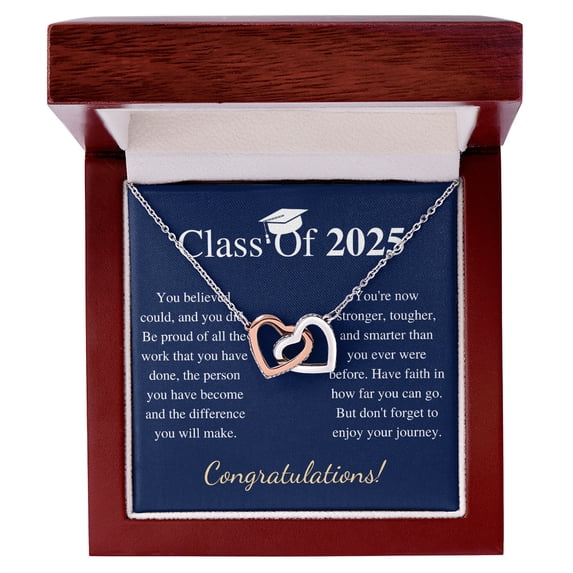 School Graduation Gift, Graduation Gift for Her, Graduation Gift for Daughter, College Graduation ,Personalized Cross Necklace Gift with message card