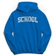 thumbnail image 1 of School Graphic Royal Men's Cotton Pullover Hoodie, 1 of 1