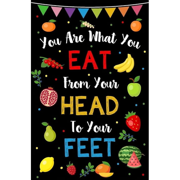School Health Poster Cafeteria Poster Lunchroom School Teacher Sign Cafeteria Wall Art You are What You Eat Classroom Wall Art poster