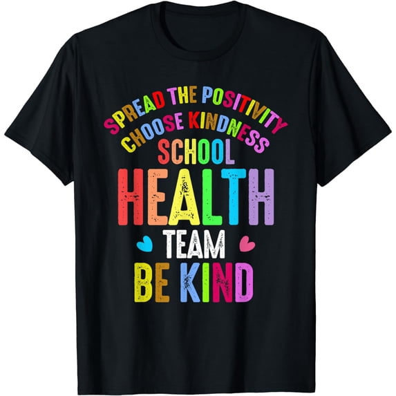 Health Rposter School Health Team Vintage Retro Cotton T-Shirt - Walmart.com