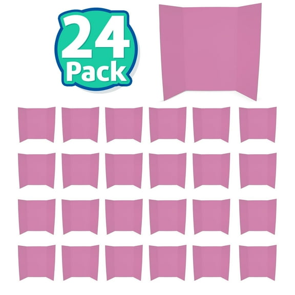 School, Home, College And Office 36 X 48 1 Ply Pink Project Board Bulk Pack Of 24