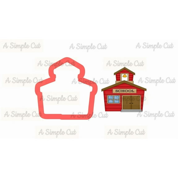 School House Cookie Cutter