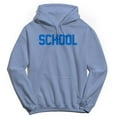 thumbnail image 1 of School Humor Graphic Light Blue Men's Crewneck Sweatshirt Hoodie, 1 of 1