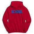 thumbnail image 1 of School Humor Graphic Red Men's Crewneck Sweatshirt Hoodie, 1 of 1