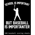 thumbnail image 1 of School Is Important But Baseball Is Importanter: 100 Baseball Scoring Sheets Paperback, 1 of 1
