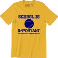 thumbnail image 1 of School Is Important But Baseball Is Importanter Funny Men' T-Shirt, 1 of 4