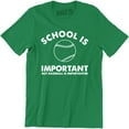 thumbnail image 1 of School Is Important But Baseball Is Importanter Funny Men' Tee Shirt, 1 of 4