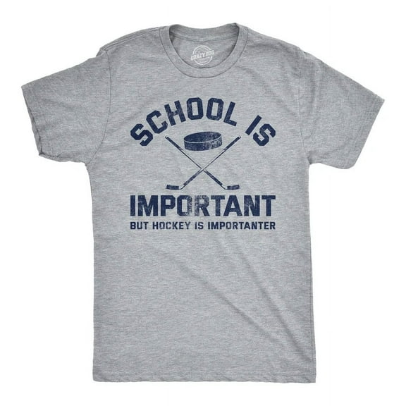 School Is Important But Hockey Is Importanter T Shirt Funny Sports Tee Unisex S-5XL Hot Trending Shirt, Vintage Birthday Gift