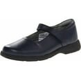 thumbnail image 1 of School Issue Girls Leather Mary jane Shoes, Round Toe Navy, Size 11.5, 1 of 7