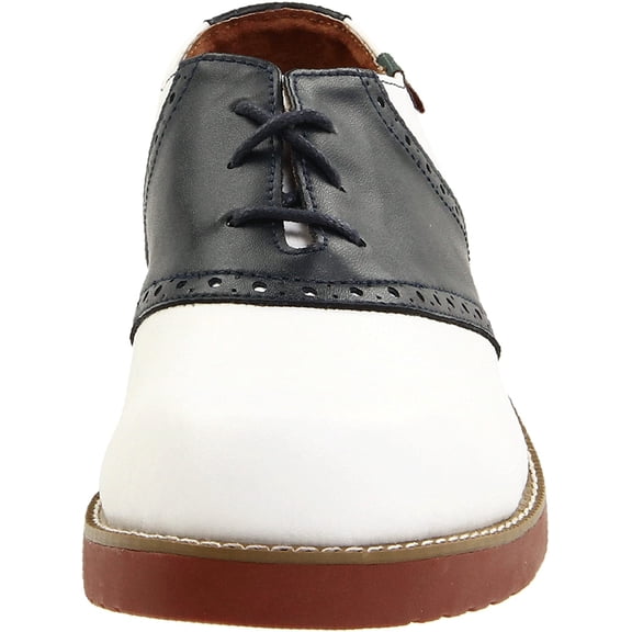 School Issue Varsity Saddle Oxford Dress Shoe for Youth Girls Size 13.5