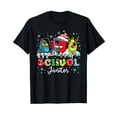 thumbnail image 1 of School Janitor Cleaning Cart Santa Snowman Christmas T-Shirt, 1 of 5