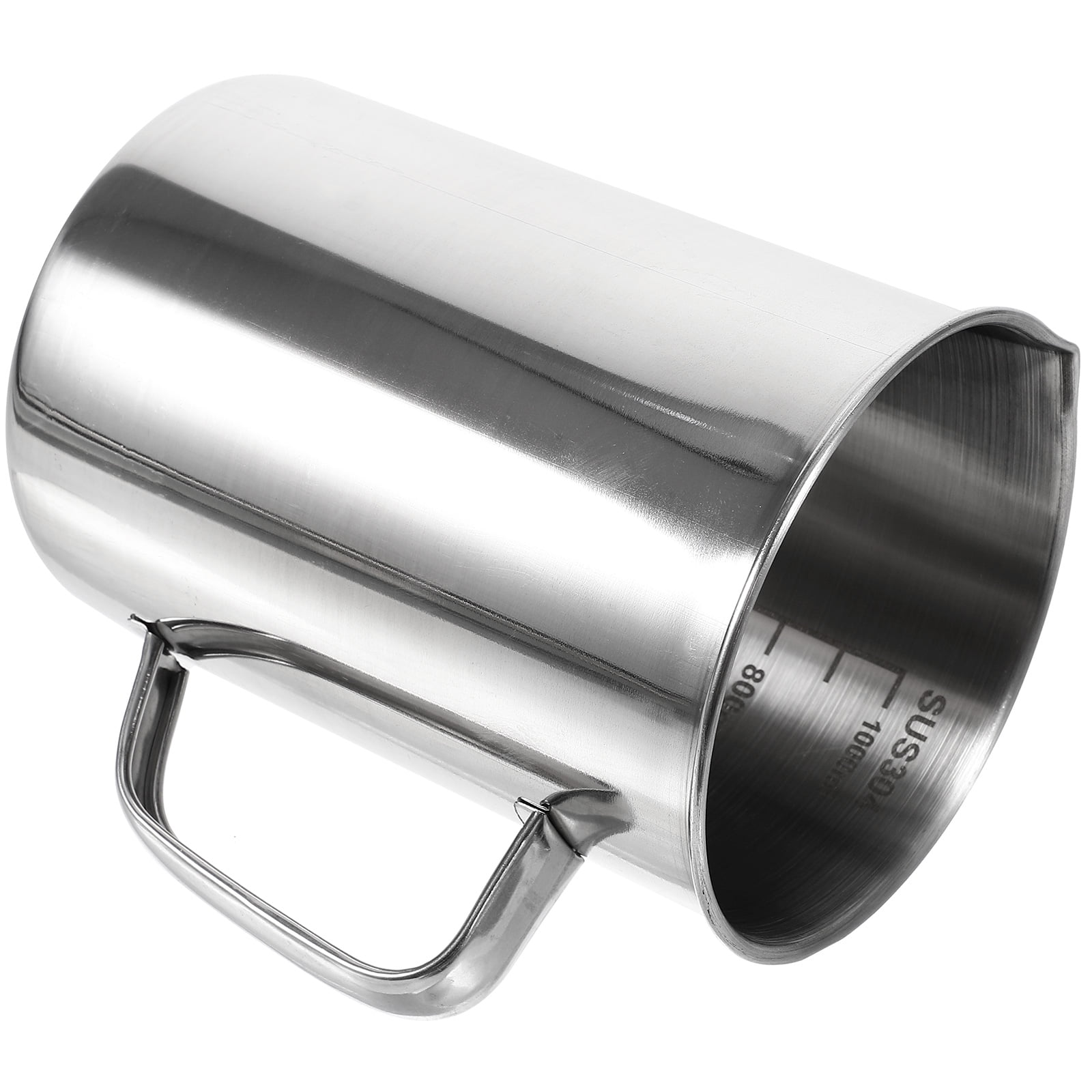 School Laboratory Measuring Cups Stainless Steel Beaker Measuring Cup