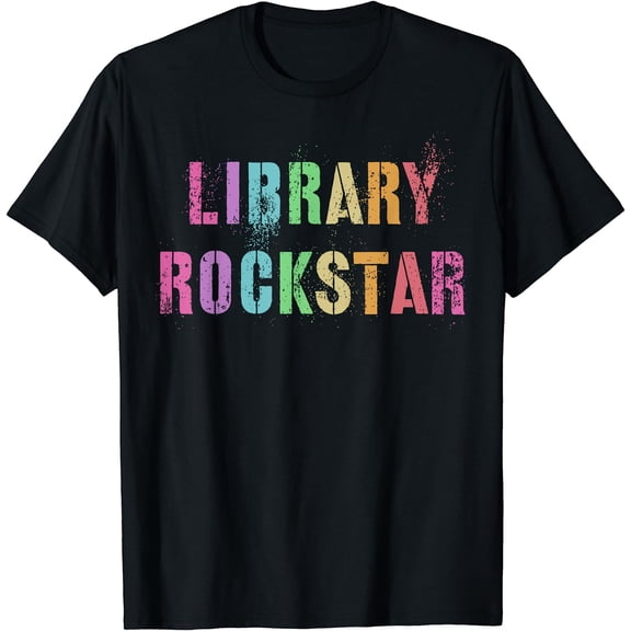 School Librarian? I Prefer LIBRARY ROCKSTAR Back To School T-Shirt
