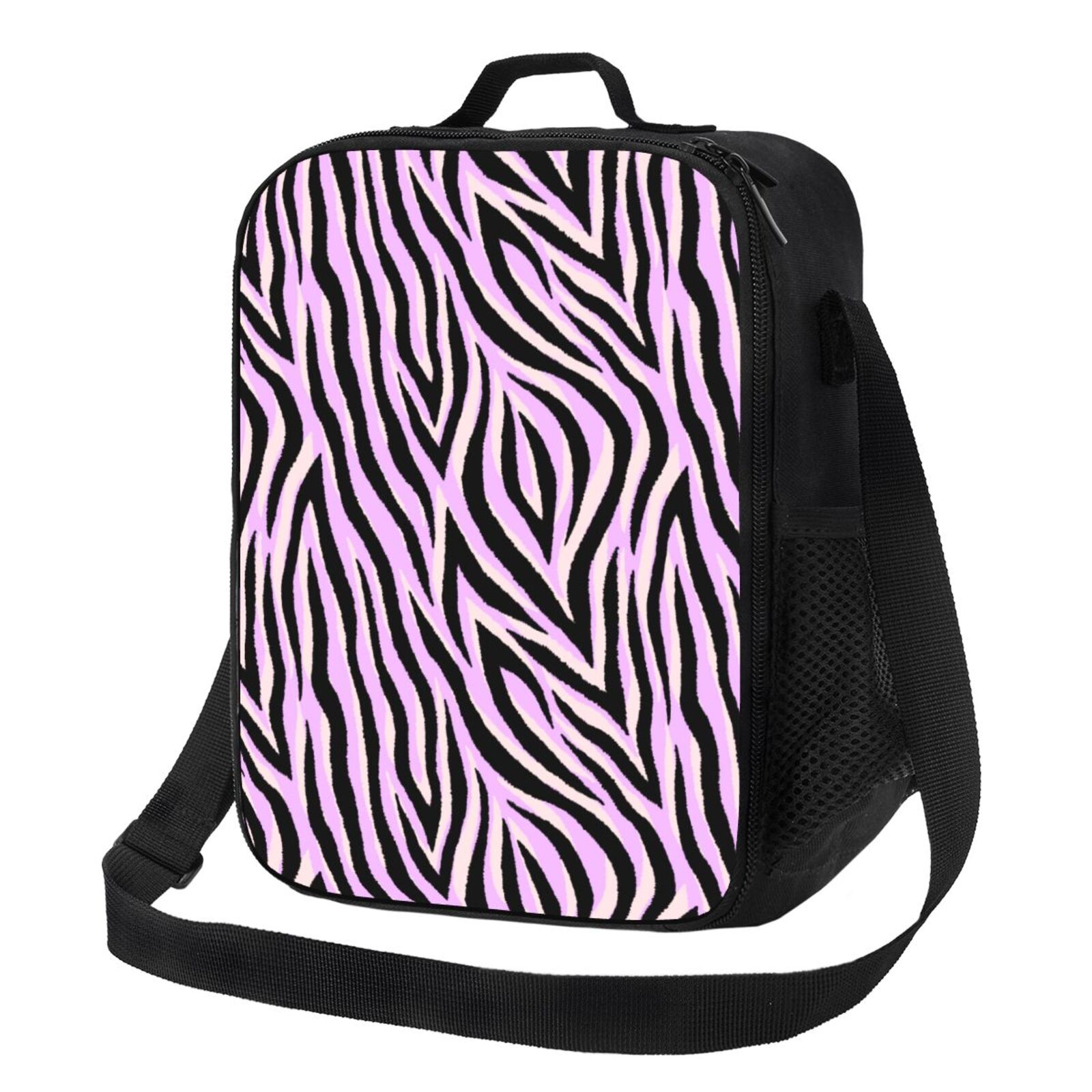 school-lunch-box-for-boys-girls-zebra-print-purple-reusable-insulated