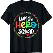 CORATO School Lunch Hero Squad Funny Cafeteria Workers T-Shirt