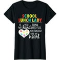 thumbnail image 1 of School Lunch Lady Cute Heart Appreciation Gift Tshirt, 1 of 3