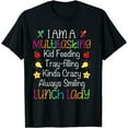 thumbnail image 1 of School Lunch Lady Multitasking Funny School Cafeteria Lady T-Shirt, 1 of 4