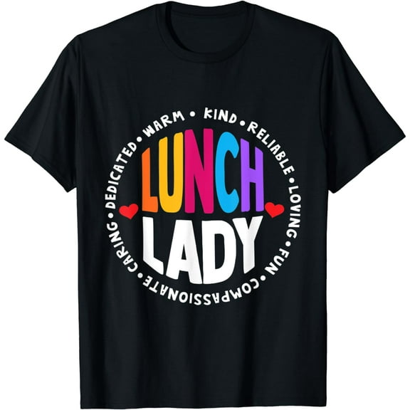 School Lunch Lady Squad Funny Ladies Cafeteria Workers Team T-Shirt