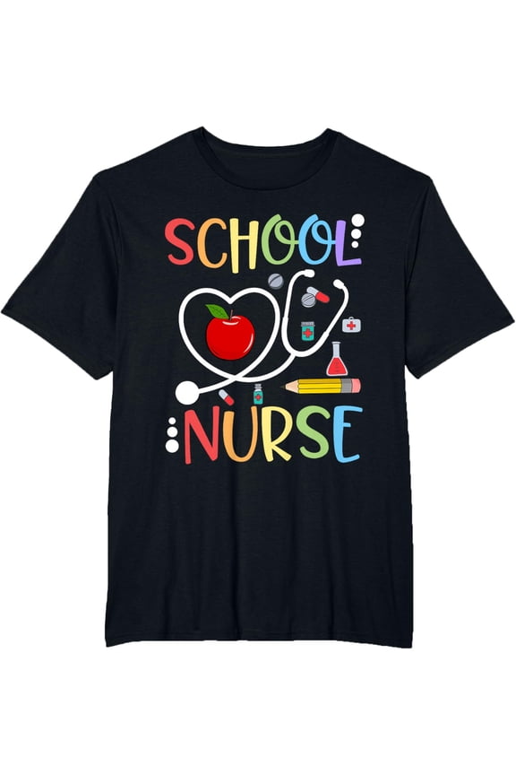 School Nurse Appreciation Nursing Nurse Day & Nurse Week T-Shirt