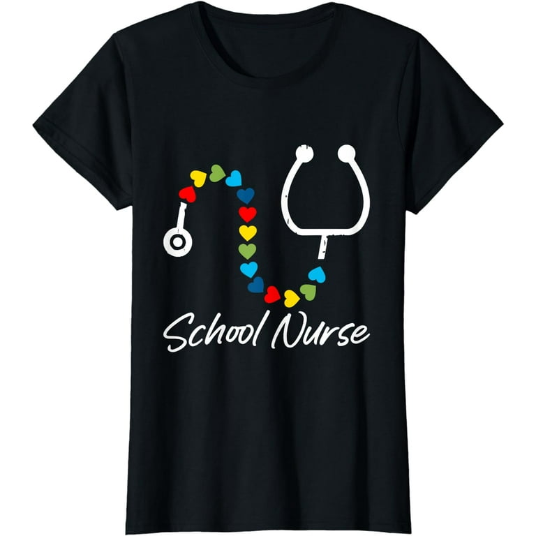 School Nurse Back To School Cool Nursing RN LPN T-Shirt