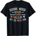 thumbnail image 1 of School Nurse Besties T-Shirt, 1 of 4