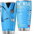 thumbnail image 1 of School Nurse Coffee Tumblers Nurse Practitioner Appreciation Insulated Mug Cup Work Mugs Funny 20 Oz Travel Stainless Steel Tumbler Gifts For Women Christmas Birthday, 1 of 6
