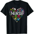 thumbnail image 1 of School Nurse Cute Graphic Tee Back To School Nurse Week 2022 T-Shirt Black 4X-Large, 1 of 4