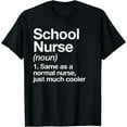 thumbnail image 1 of School Nurse Definition Funny Back To School First Day T-Shirt, 1 of 3