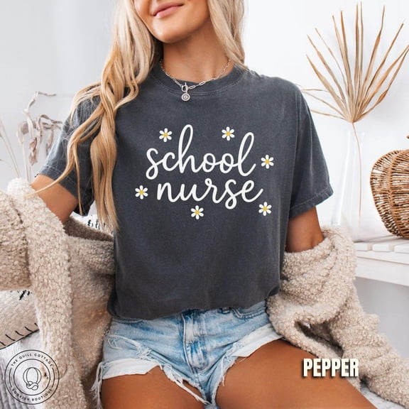 School Nurse Floral Shirt, Toile Nurse Shirt, Nurse Graduation Gift, Nurse Week Shirt, Nurse Appreciation For Nurse