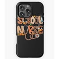 thumbnail image 1 of School Nurse Leopard Pumpkin Phone Case for iPhone 16 15 14 13 12 11 Pro Max, 1 of 2