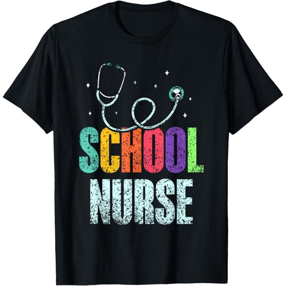 School Nurse Nursing Nurses Job T-Shirt100% pure cotton