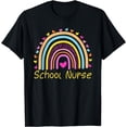 thumbnail image 1 of School Nurse Rainbow T-Shirt, 1 of 4