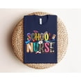 thumbnail image 1 of School Nurse Shirt Nurse TShirt School Shirts For Nurse Cute School Nurse Shirt Unisex Graphic Tees Women Trendy School Nurse V Neck Shirt, 1 of 5