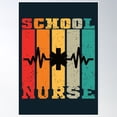 thumbnail image 1 of School Nurse Vintage Rainbow Poster Wall Art, Modern Wall Decor, 8x12 UNFRAMED, 1 of 3