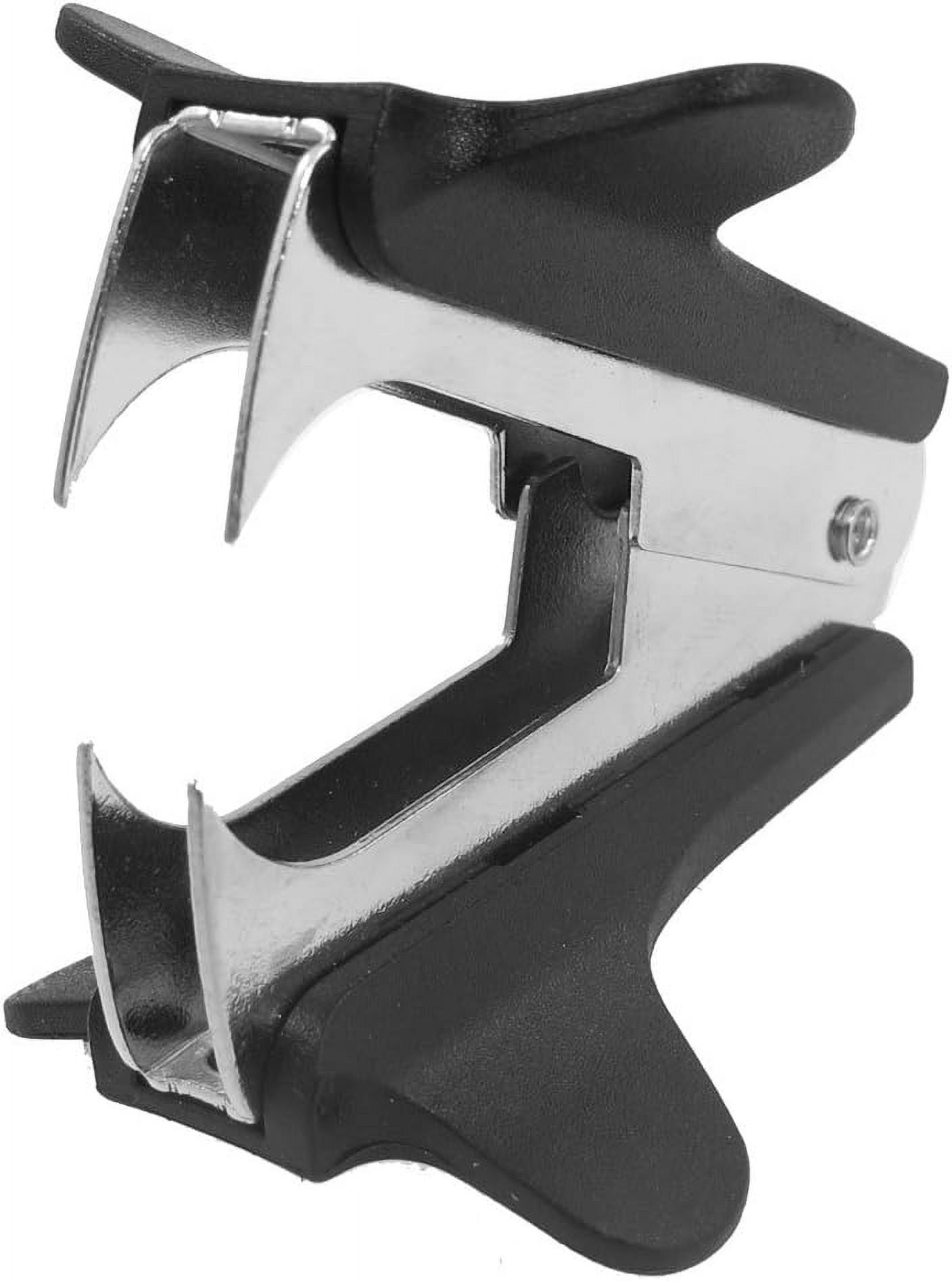 School Office Jaw Style Black Plastic Metal Staple Remover