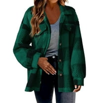 School Outfits for Teachers Womens Shirt Jackets Lightweight Trendy Fall Winter Straight Cardigan Button Pocket Coat Outerwear My Items My Order