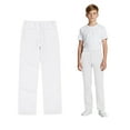 thumbnail image 1 of School Pants for Boys Pull On Chino Pants with Pockets Straight Pants White School Pants for Boys Boys Back To School Clothes Teen Boys Pants 13-14 Years, 1 of 6