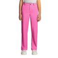 thumbnail image 1 of School Pants for Girls Skinny Fit Stretch Pants with Pockets Straight Pants Hot Pink Uniform Pants Back To School Clothes for Teen Girls Kid Preppy Clothes 7-8 Years, 1 of 5