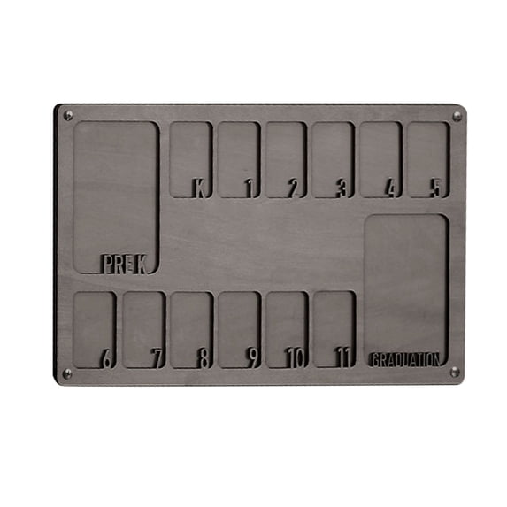 School Picture Frame Pre-k to 12,School Years Picture Frame Prek-12 for Graduation Gifts&Party Decor,Wooden Photo Frame Pre-k-12&Collage Frame,Graduation Picture Frames,14 Photos,Grey