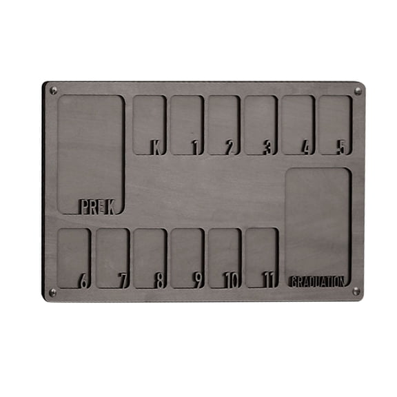 School Picture Frame Pre-k to 12,School Years Picture Frame Prek-12 for Graduation Gifts&Party Decor,Wooden Photo Frame Pre-k-12&Collage Frame,Graduation Picture Frames,14 Photos,Grey
