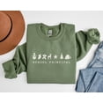 thumbnail image 1 of School Principal Unisex Minimal season Sweatshirt, School Principal season Sweater season Outfit, season for School Principal, F1924 Tshirt All Size S-5XL, 1 of 5